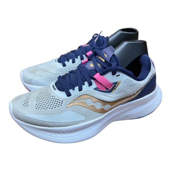 Saucony Guide 15 Womens Size 6.5 Running Walking Shoes Gray Athletics Sneakers - Picture 1 of 9